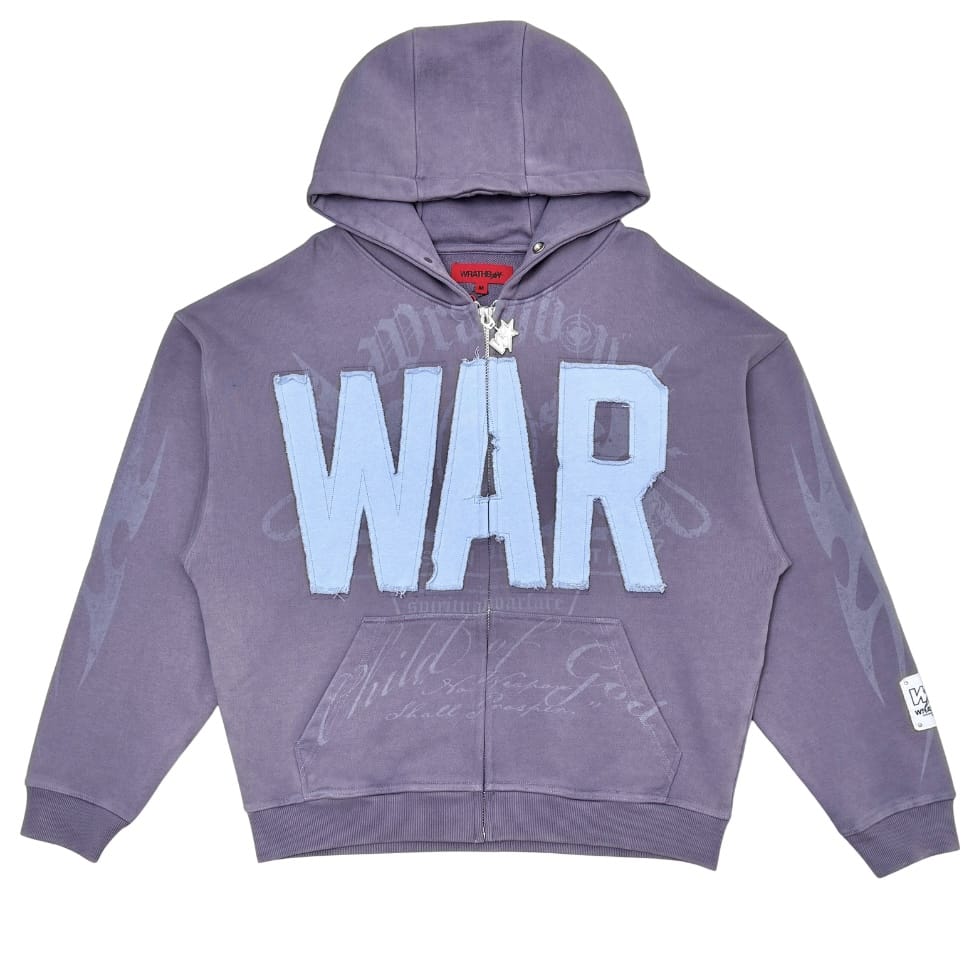 Wrathboy Hard To Kill Hoodie (Light Purple) WB05-168-PUR