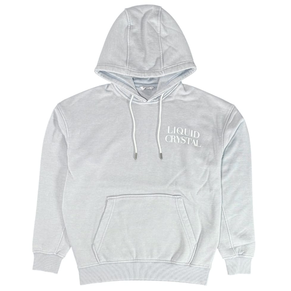 Liquid Crystals Burn Out Wash Hoodie & Short Set (Arctic Wash)