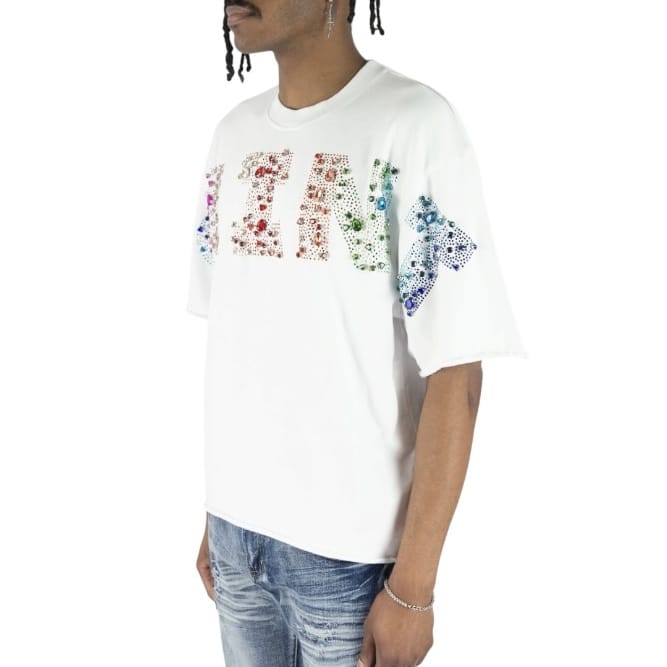 R3bel Denim Saint T-Shirt (White) 610-31211
