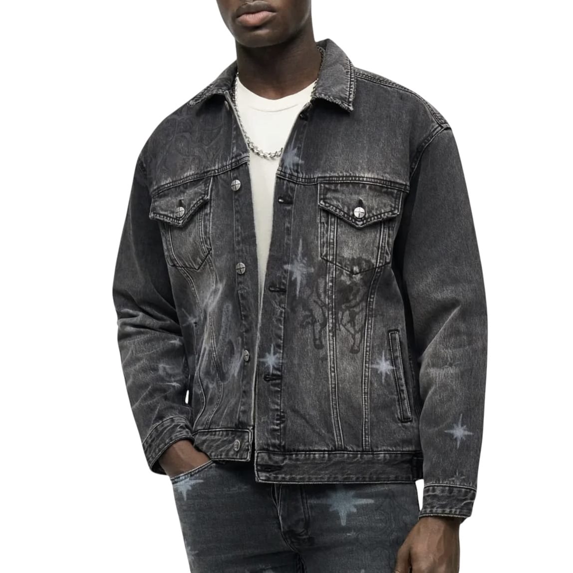 Ksubi Oh G Axl Cherub Jacket (Charcoal Grey) MSP26JK006