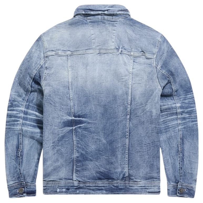 Jordan Craig Foundry Denim Trucker Jacket (River Blue) JJ2385