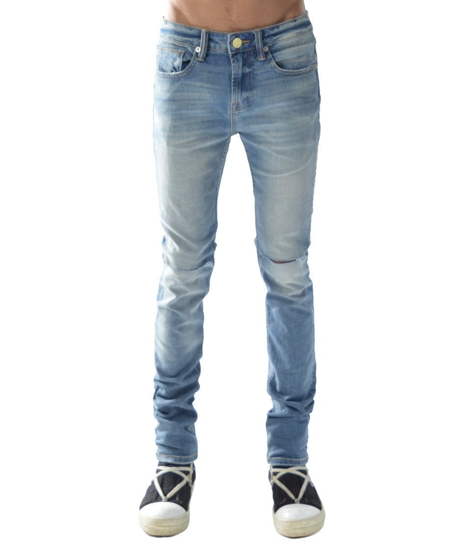 Strat Super Skinny Jeans in Light Sand Blue