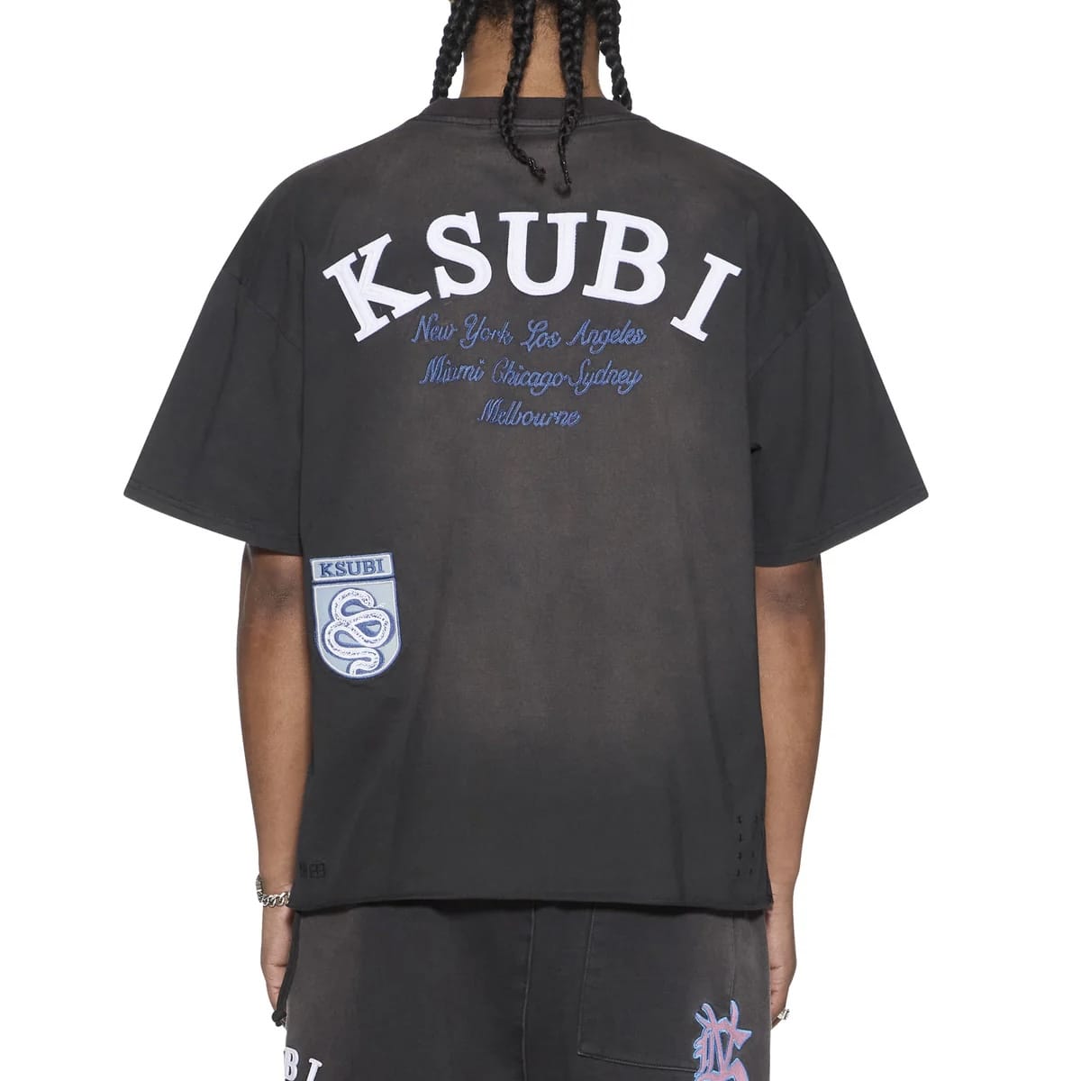 Ksubi Genesis Ekcess SS Tee (Charcoal Fade) MPF26TE016