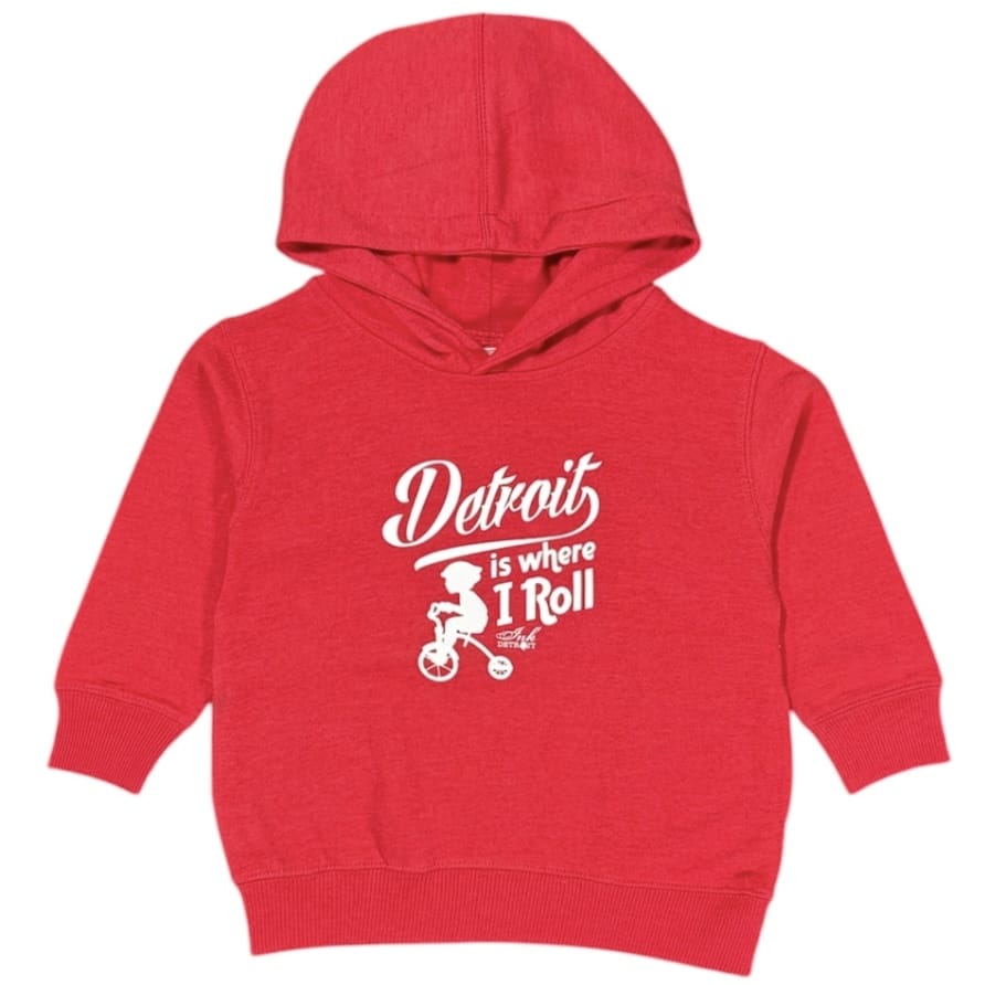 Kids Ink Detroit Hoodie (Red) INKDETKRED