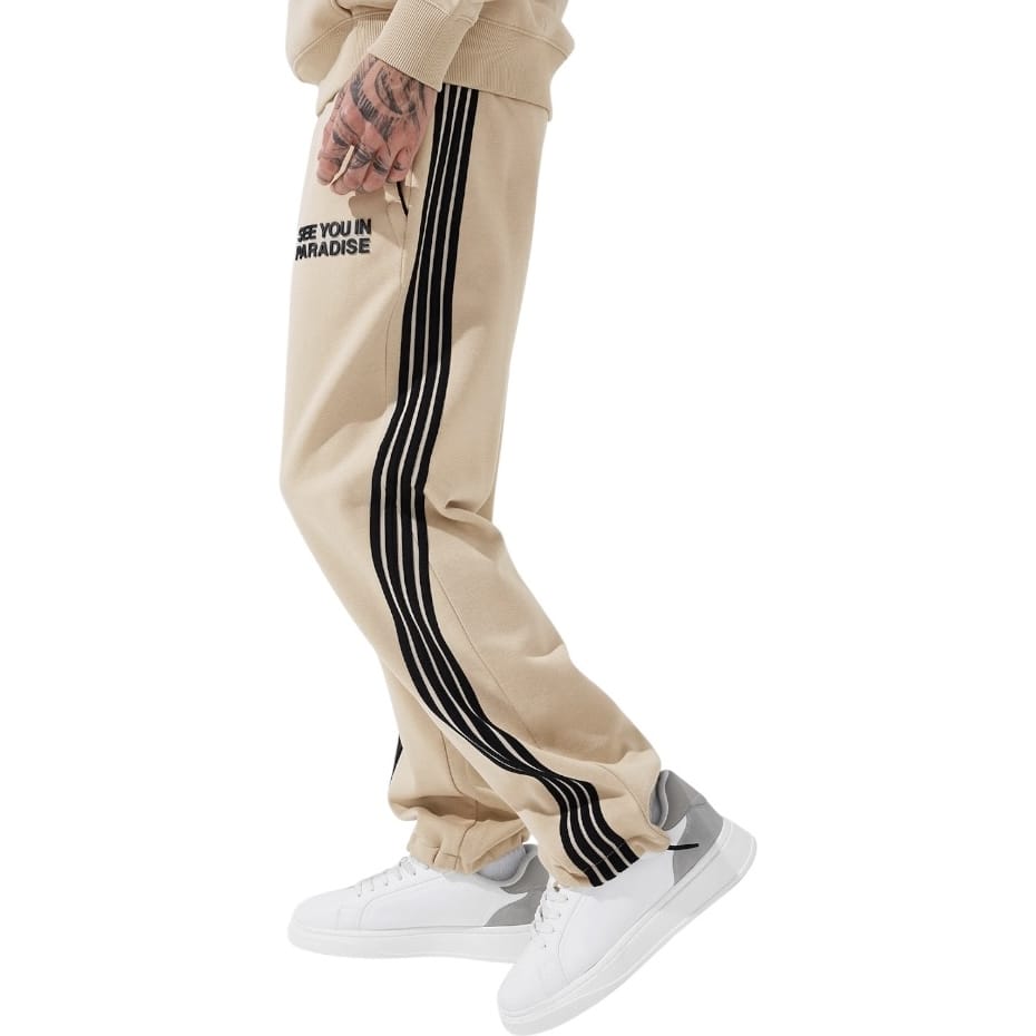 See You In Paradise Perfect Pitch Sweatpants (Beige) 9229