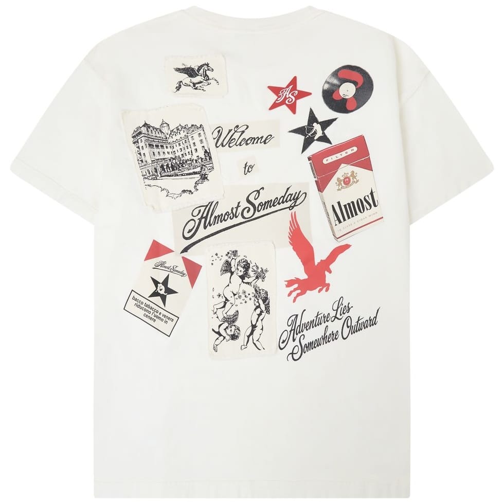 Almost Someday Welcome Tee (Cream) AS-FALL26-012