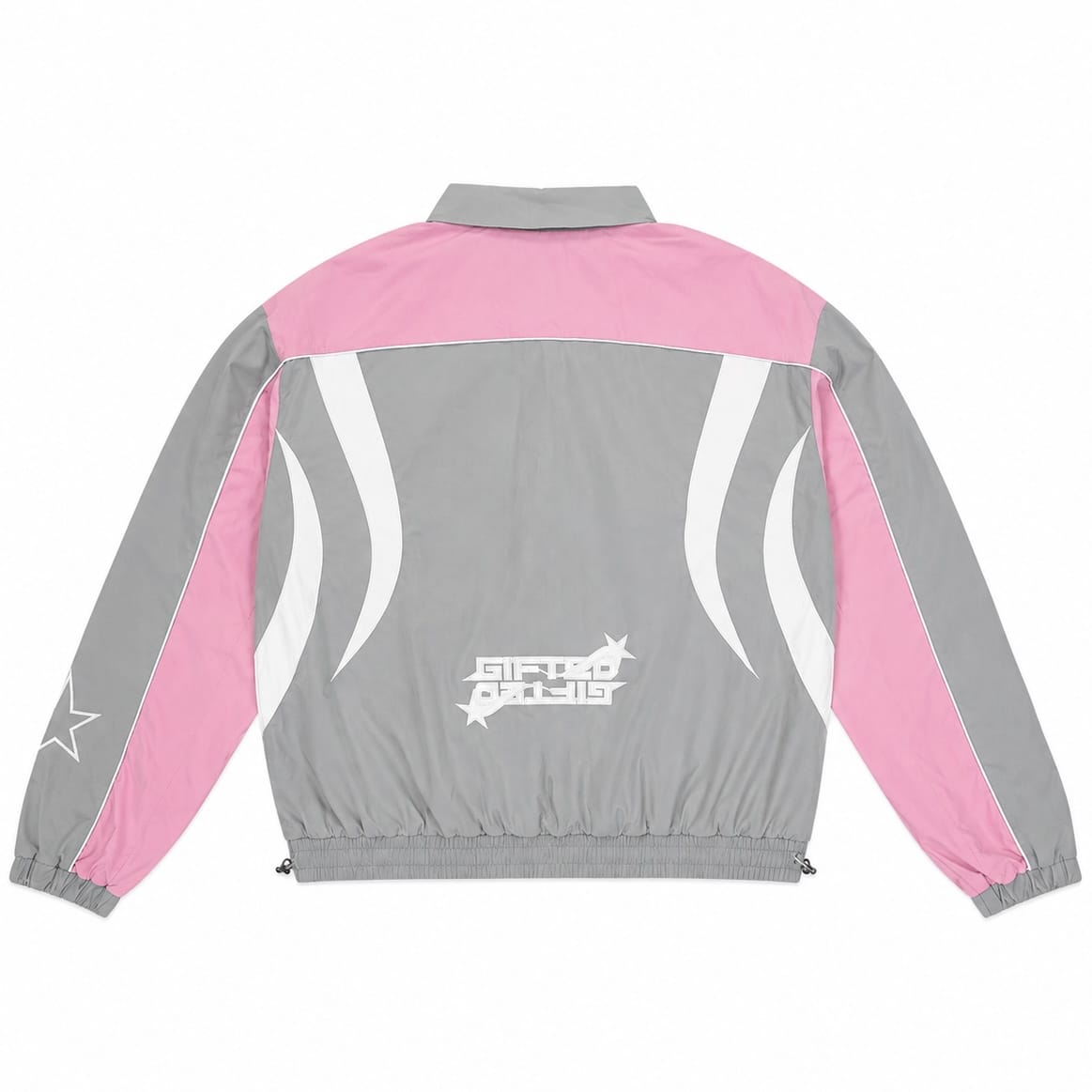 GFTD La Pilot Jacket & Pants Set (Gray/Pink)