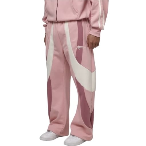Loiter Hybrid Tek Zip Hoodie & Sweatpants Set (Pink)