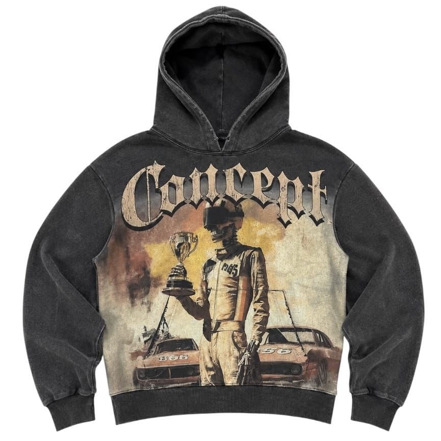 Concept La Champion Hoodie (Black Wash)