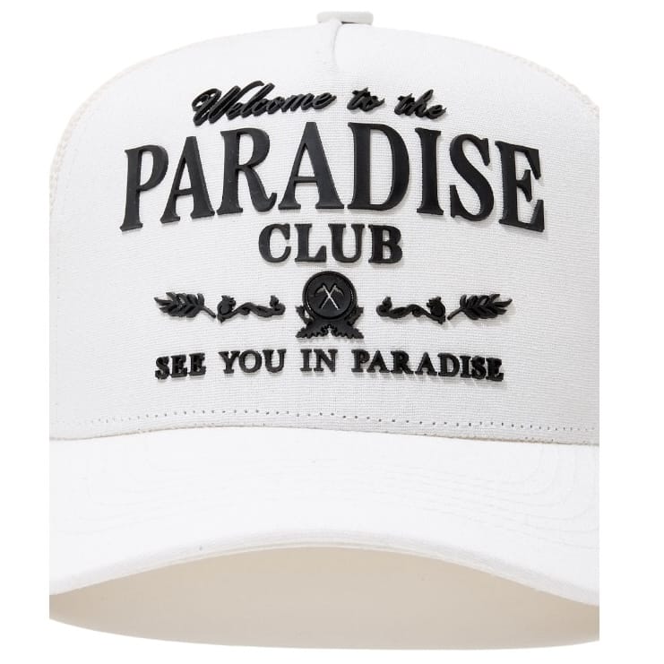 See You In Paradise Club Trucker Hat (White) C2066