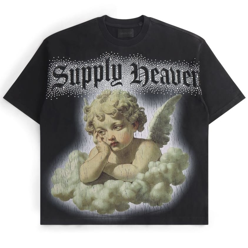 Supply Studios Supply Heaven Tee (Black) SPT26-18