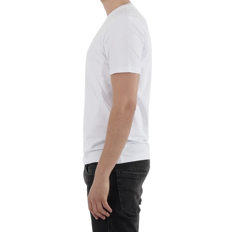 Rich Cotton Slim-Fit Short Sleeve Round Neck Tee (White) SFRWH