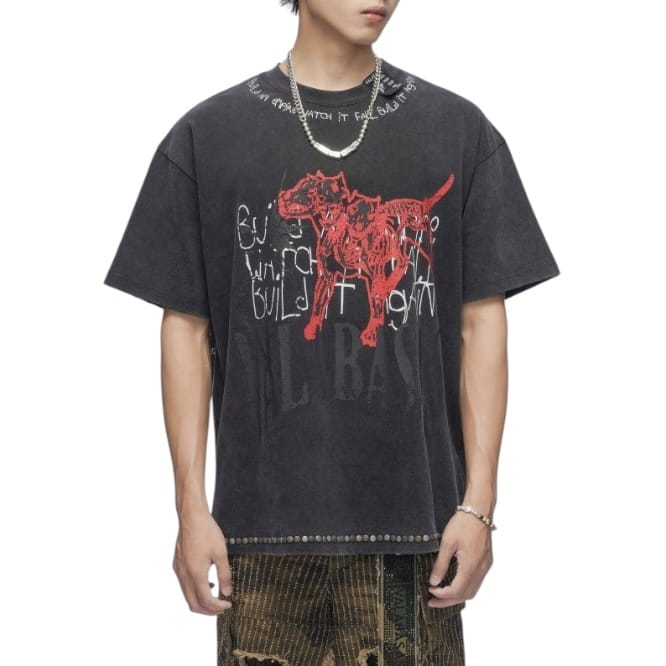 Valabasas Fallen Empire Tee (Vintage Black) VLBS-VT1-1119