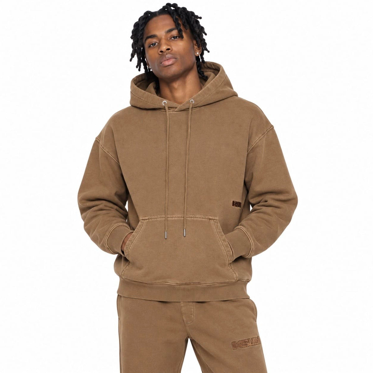 Ksubi 4X4 Luxe Biggie Hoodie (Espresso) MCO26FL003