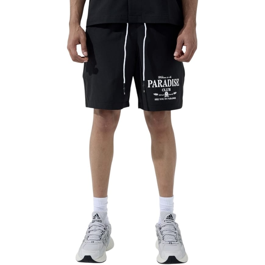 See You In Paradise Club Shirt and Short Set (Black)