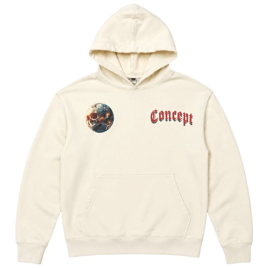 Concept La Astronaut Hoodie (Cream Wash)
