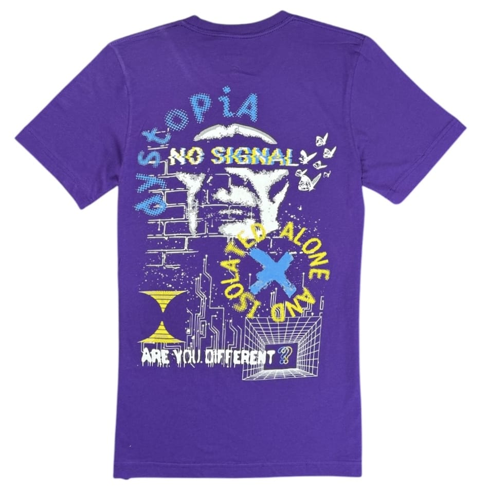 Sugar Hill Negative Manic T-Shirt (Purple) SH22-QS2