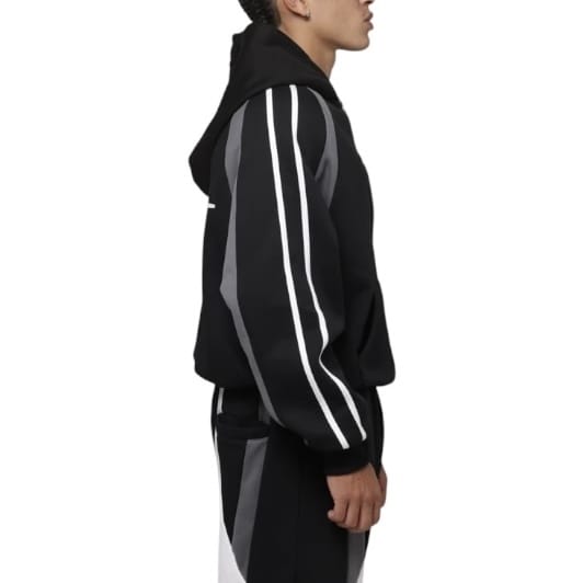 Loiter Hybrid Tek Zip Hoodie & Sweatpants Set (Black)