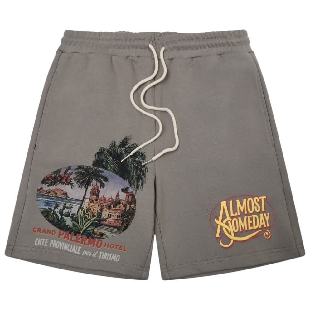 Almost Someday Grand Palermo French Terry Short (Olive) AS-S26-107