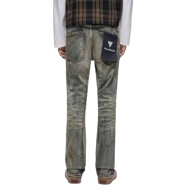Valabasas Static Stacked Denim Jean (Vintage Wash) VLBS-VJ3-1083
