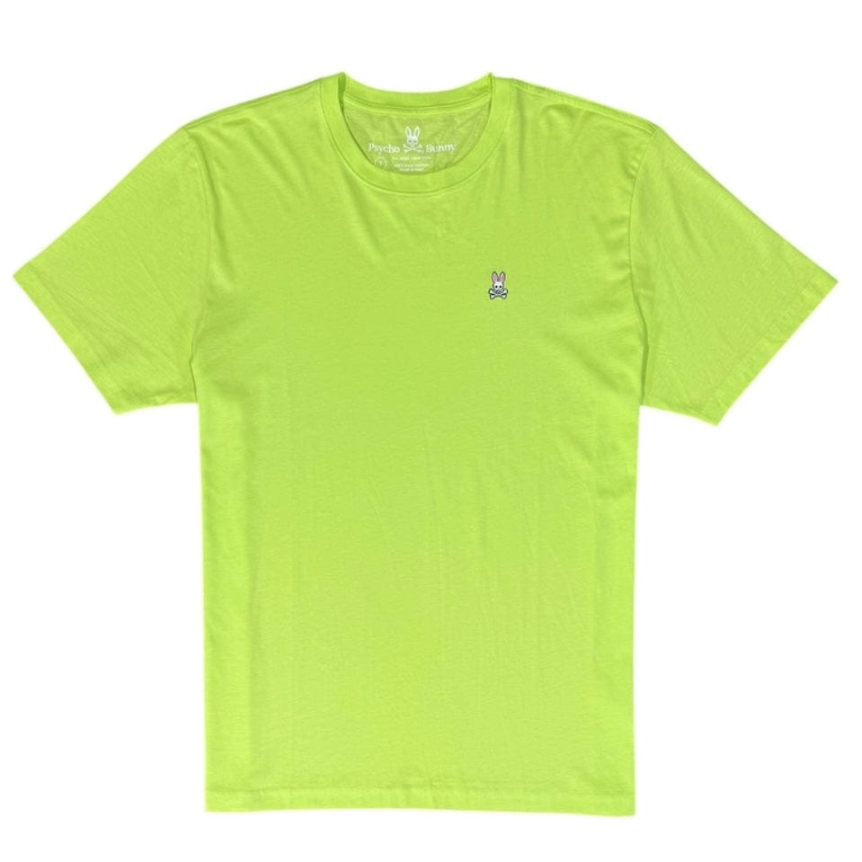 Psycho Bunny Classic Crew Neck (Lime Glow) B6U014T1PC