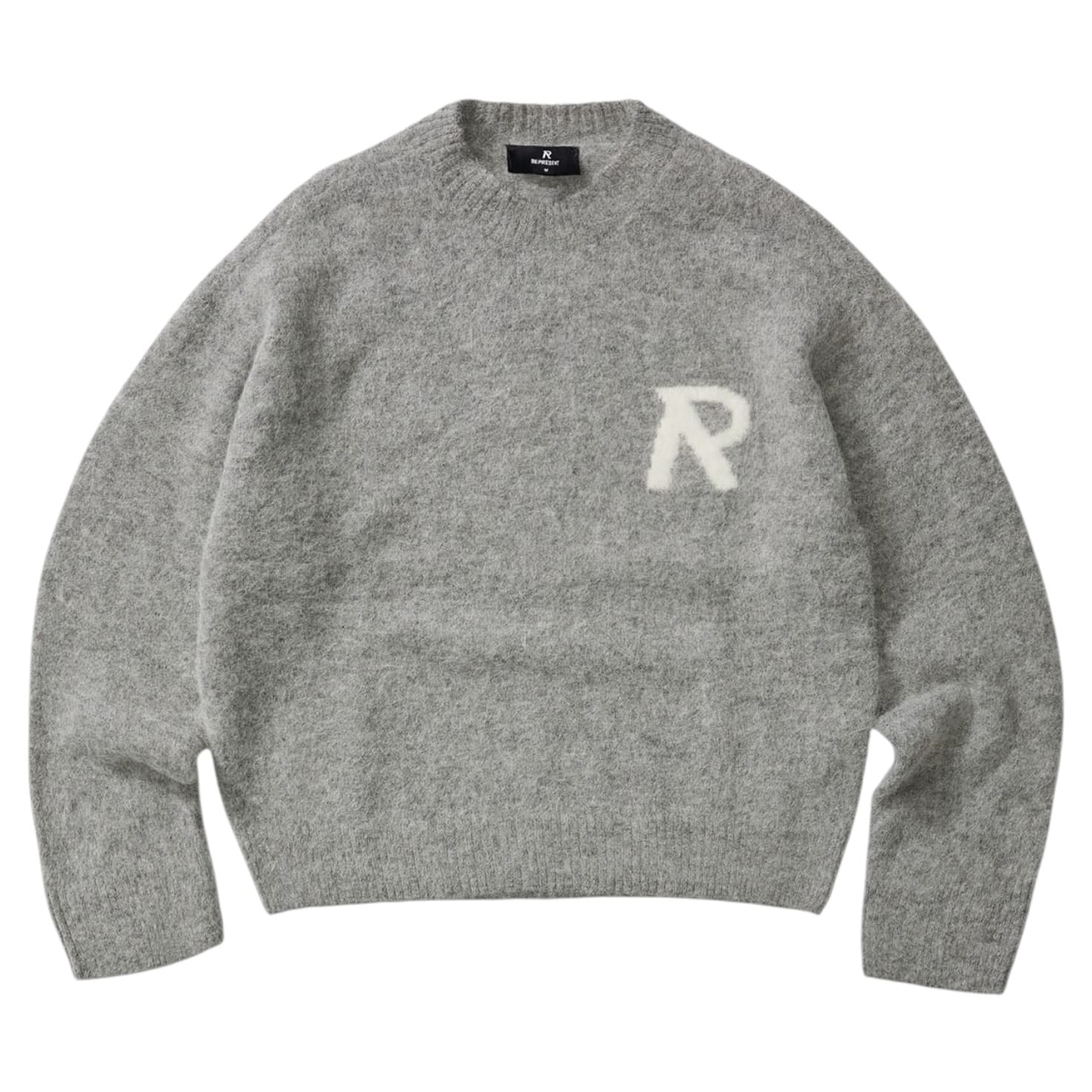 Represent Logo Knit Sweater (Grey) MLM100850-47