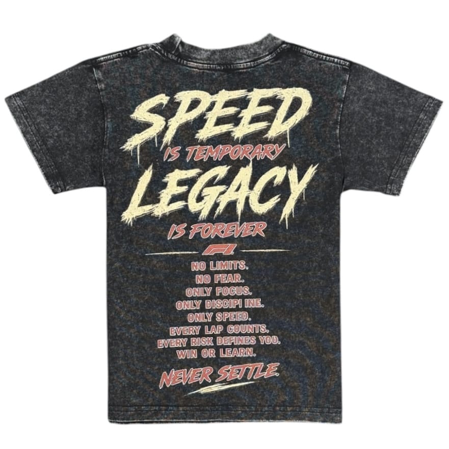 Kids Premium Disaster Fast Or Last Tee (Black)
