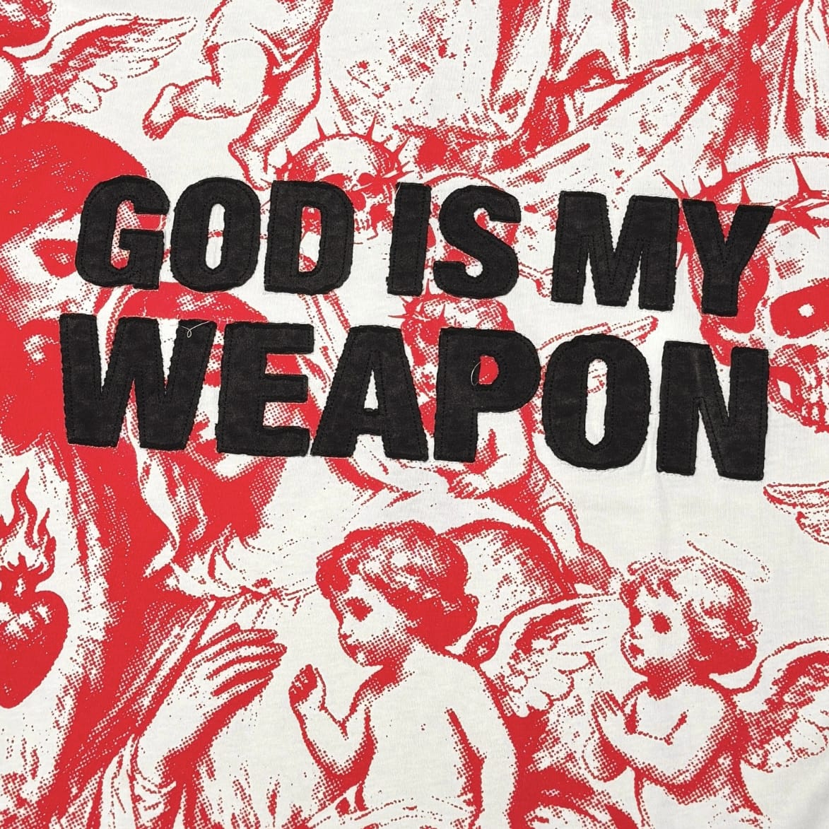 Wrathboy God Is My Weapon Tee (Red) WB623-RED
