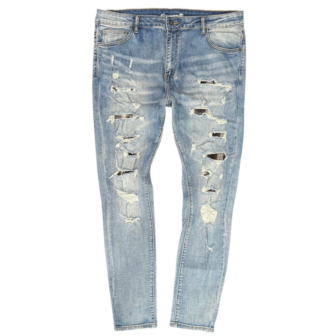 Crysp Rip & Repair Jean (Light Blue) CRYSPHOL21-15
