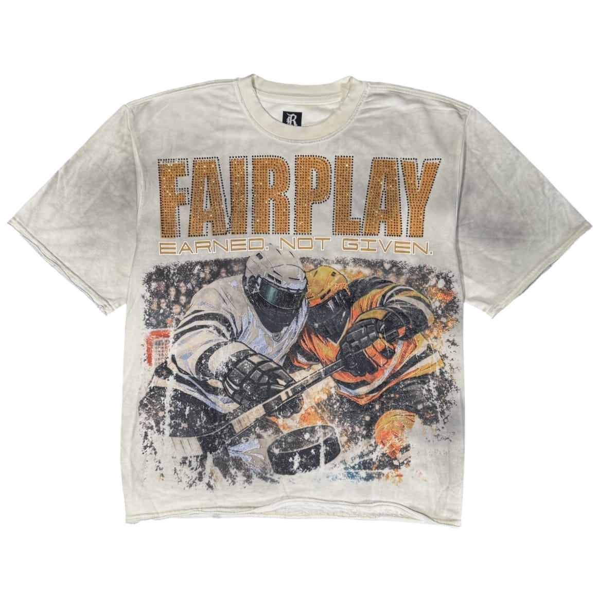 R3bel Denim Fairplay Digital Terry Tee (Eggshell) 3163-118