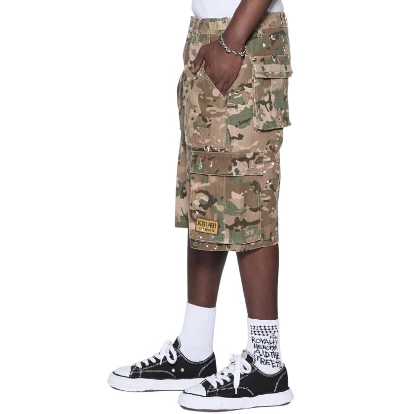 Ksubi Trooper Cargo Short (Woodland Green) MSP26WA001