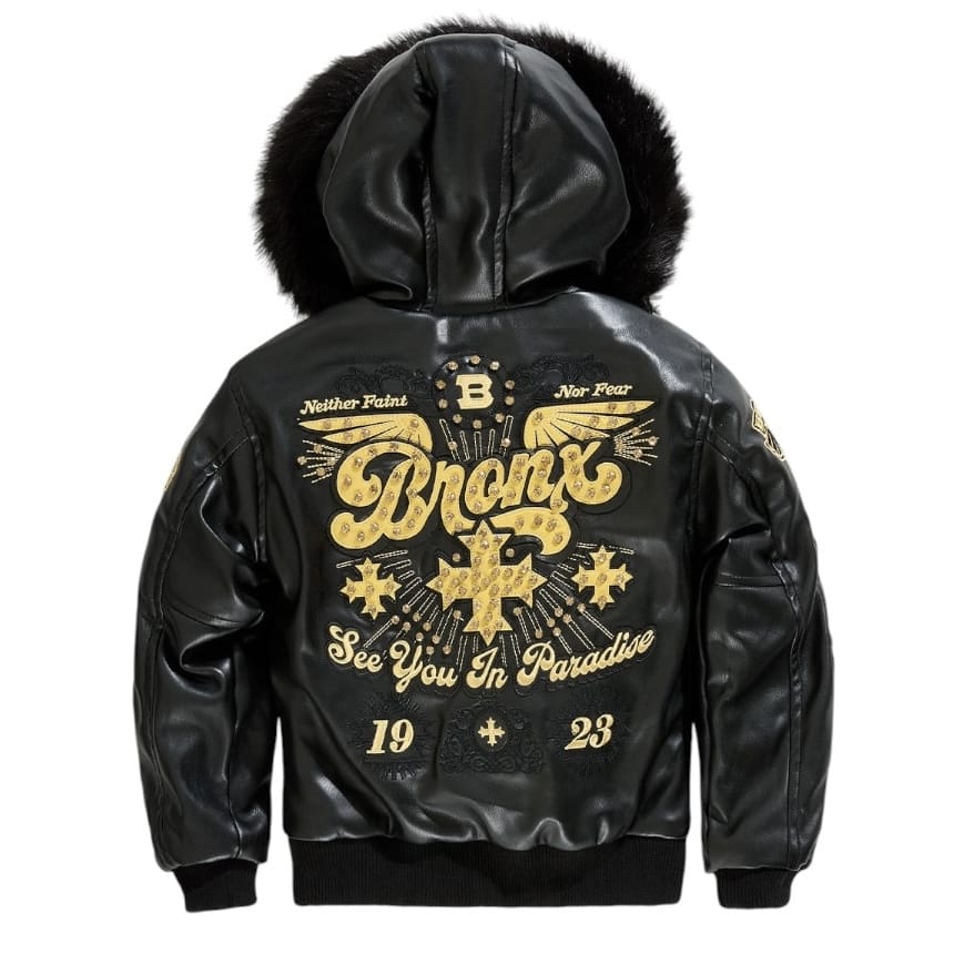 Kids See You In Paradise Da Bronx Bomber Jacket (Black) 91680K