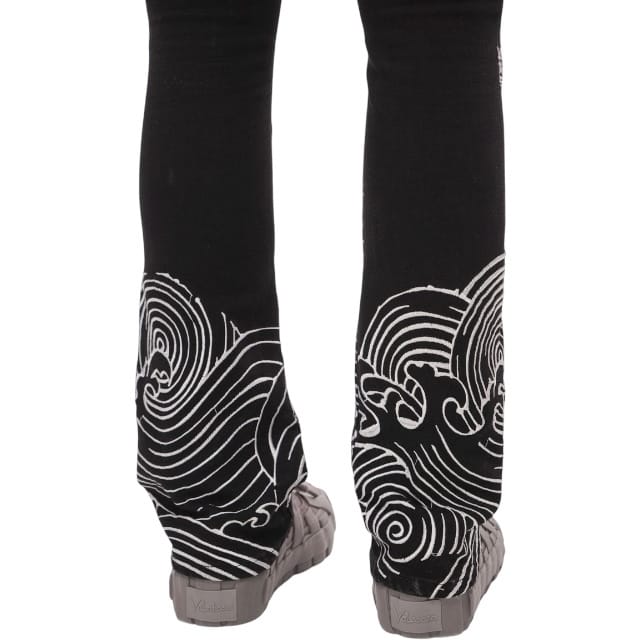 Valabasas Tenka Stacked Denim Jean (Jet Black) VLBS-VJ3-1127