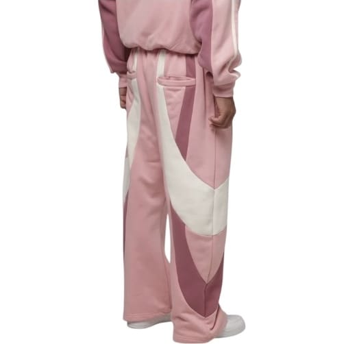Loiter Hybrid Tek Zip Hoodie & Sweatpants Set (Pink)