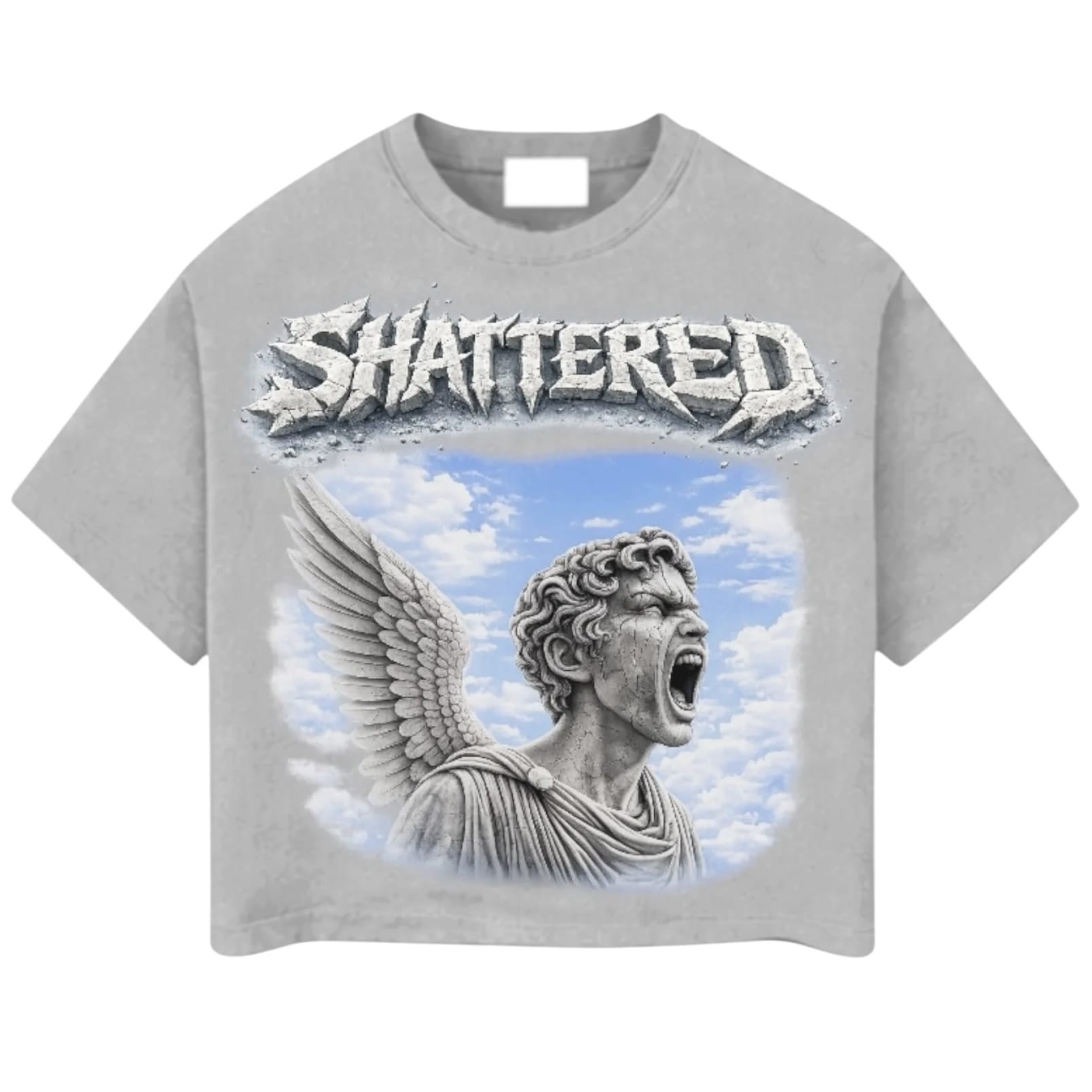 Shattered Hearts Heavens Rage Tee (Blue Sky Gray)