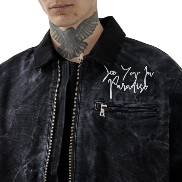 See You In Paradise Lucid Dreams Work Jacket (Vintage Black) 91671