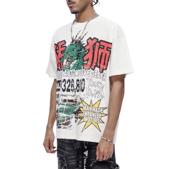 Valabasas Japanese Motors Tee (White) VLBS-VT1-1102