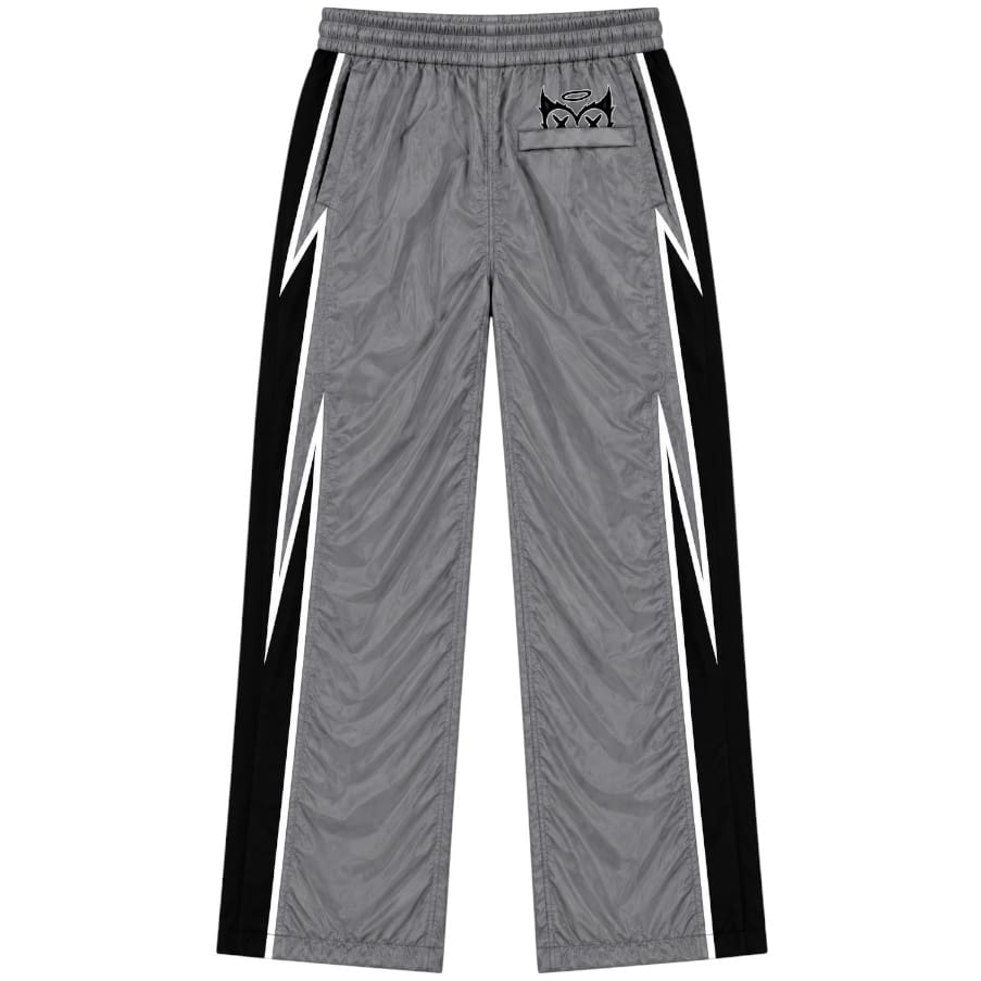 Shattered Hearts Track Peekaboo Nylon Set (Gray)