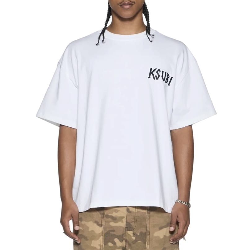 Ksubi Stay Up Ekcess SS Tee (Tru White) MPF26TE009