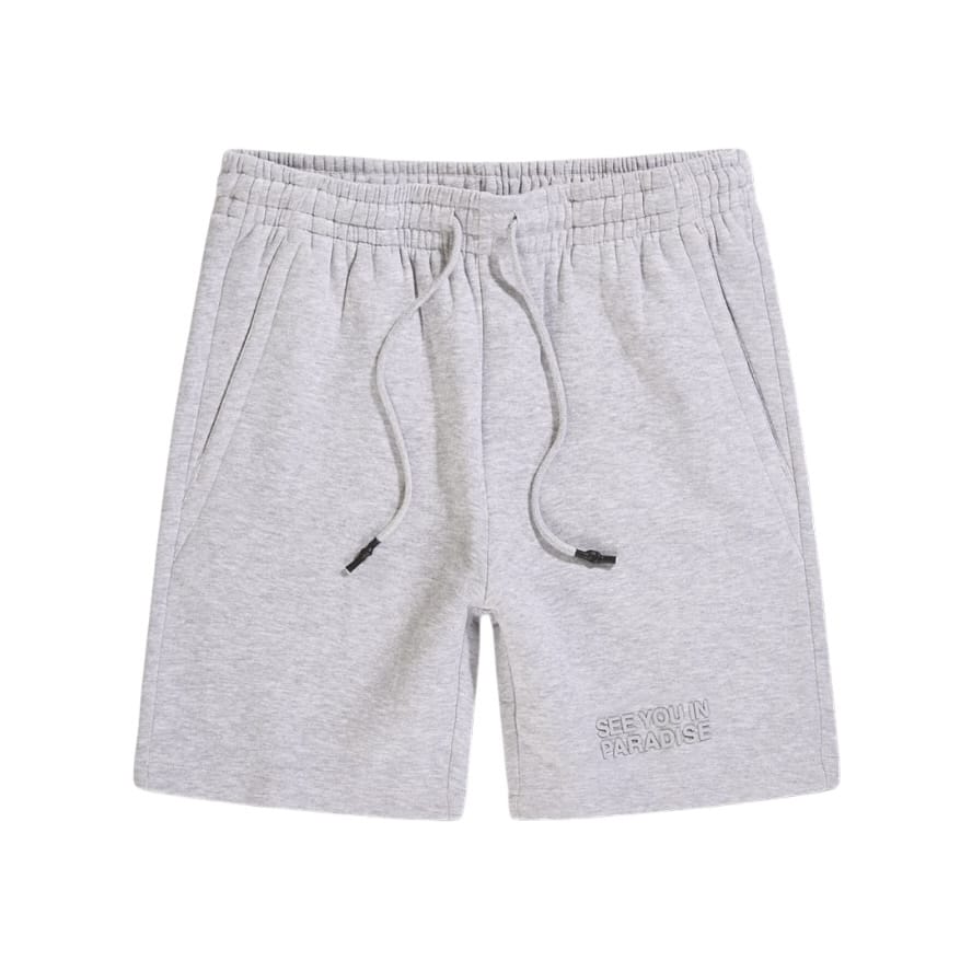 Kids See You In Paradise Tonal Short Set (Heather Grey) 2078AK/2078SK