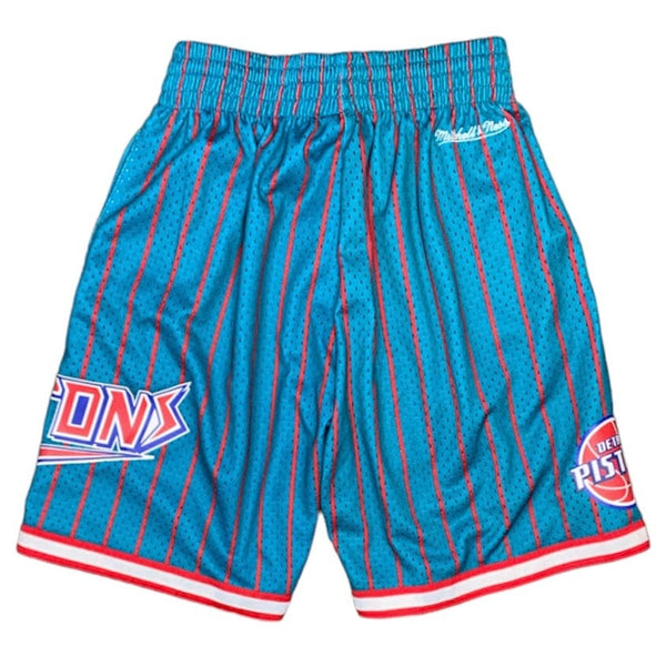 Mitchell & Ness Nba Detroit Pistons City Collection Short (Teal/Red)