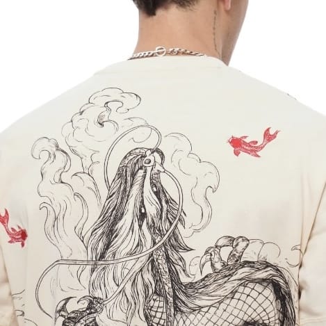 Valabasas Mythic Flow Tee (Beige) VLBS-VT1-1098