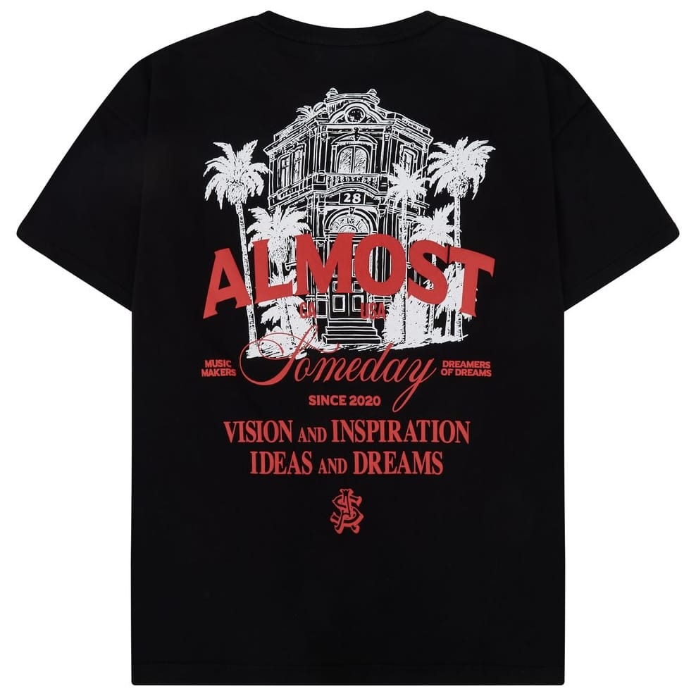 Almost Someday Beverly Tee (Black) AS-SUM26-026