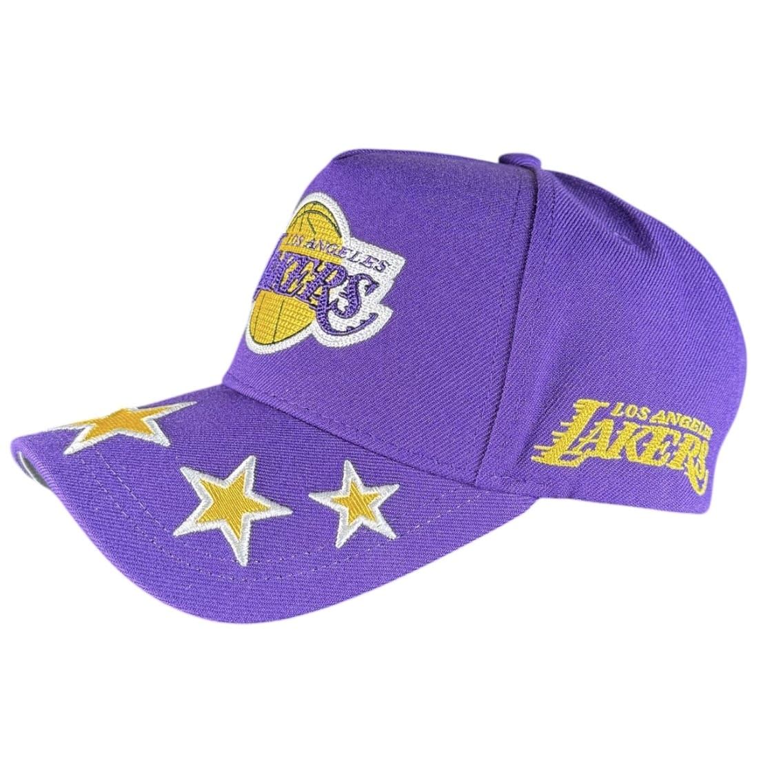 Mitchell & Ness NBA La Lakers Shining Stars Snapback (Purple)