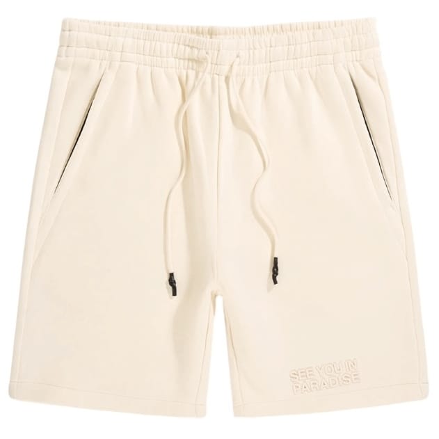 See You In Paradise Tonal Shorts (Bone) 2078S