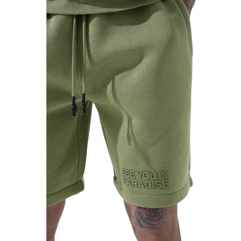 See You In Paradise Tonal Short Set (Desert Moss) 2078A/2078S
