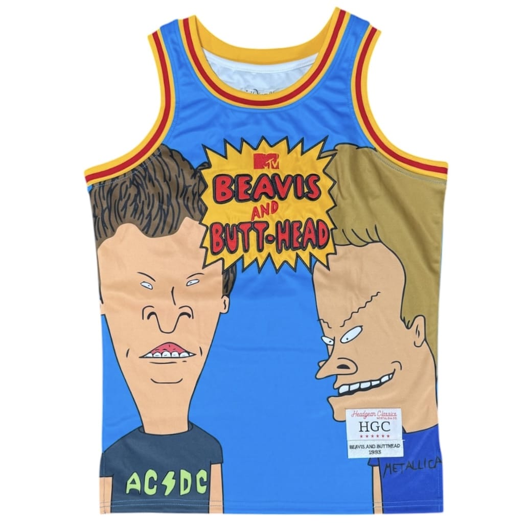 Headgear Beavis/Butthead Basketball Jersey (Blue) HGC038-BBJ-01
