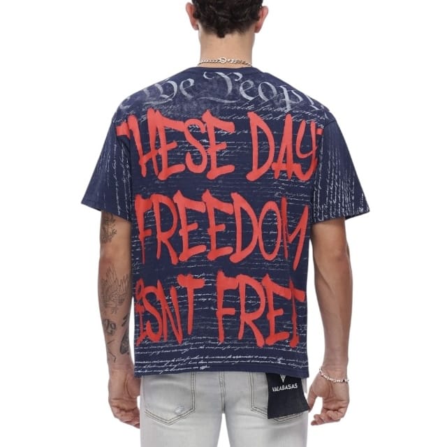 Valabasas Freedom Tee (Navy Blue) VLBS-VT1-1104