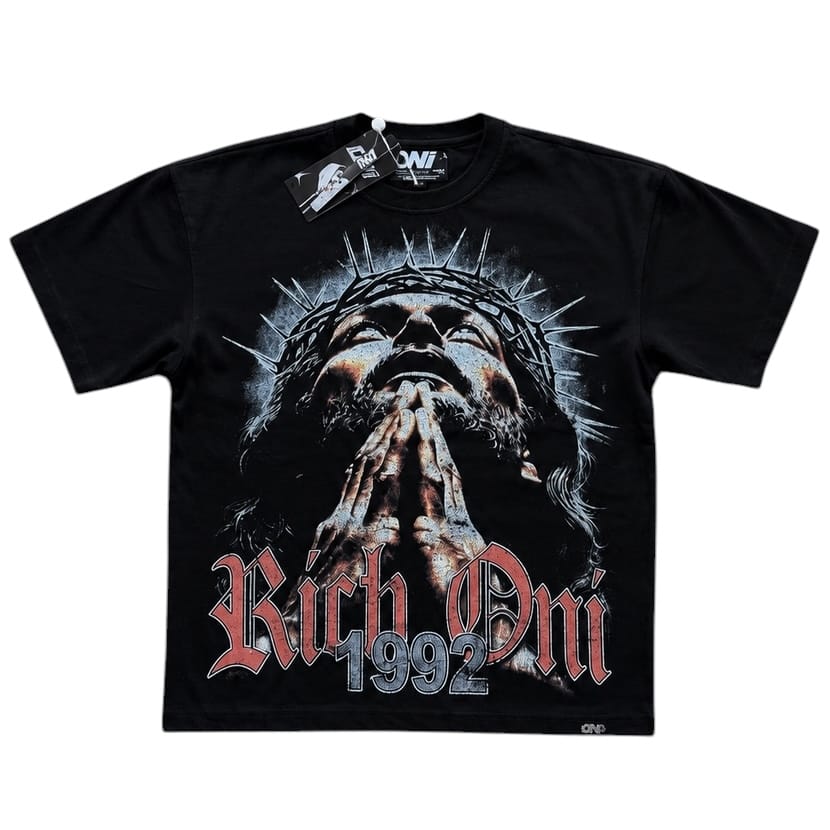 Rich Oni Faith Over Fear Tee (Black) RO-T-0011