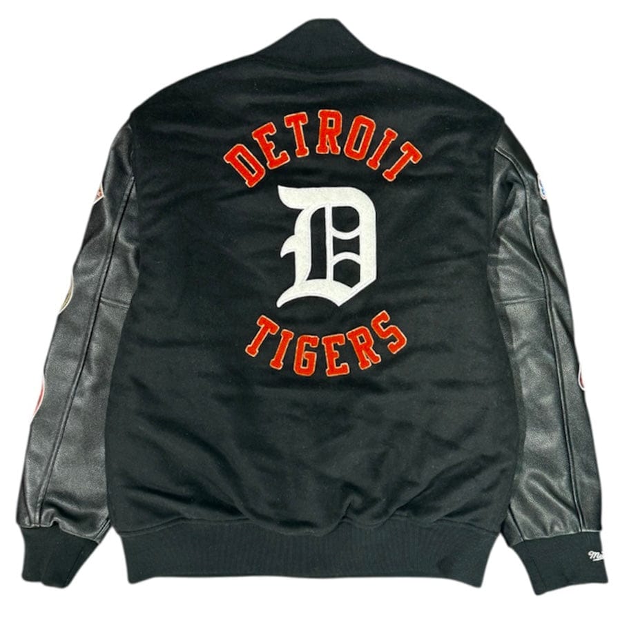Mitchell & Ness Detroit Tigers Black Out Collection Varsity Jacket (Black)